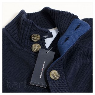 TOMMY HILFIGER SWETER MESKI - CARDIGAN